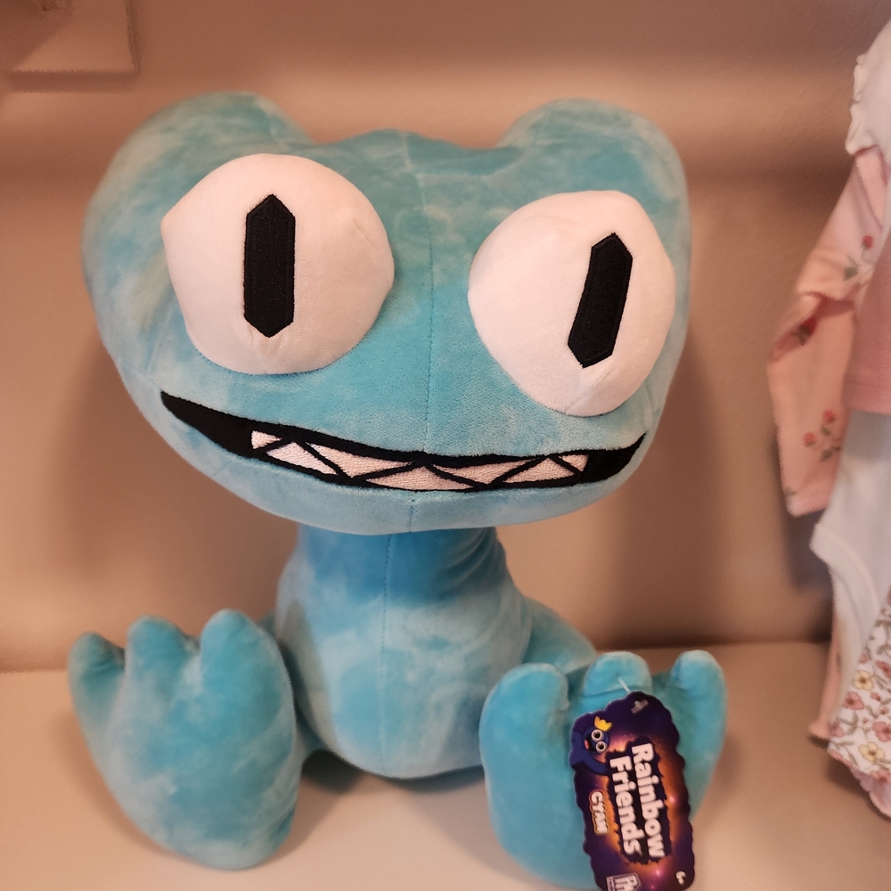 Rainbow Friends Giant Plush Cyan - Picture 6 of 9